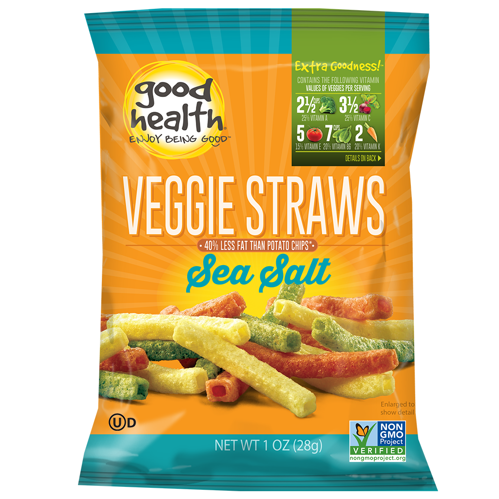 Good Health Veggie Straws - Snack Pack: 24