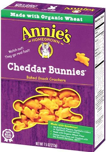 Annie's Homegrown Cheddar Bunnies: 12 boxes