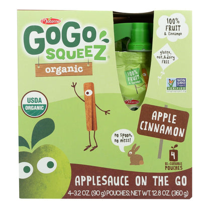 GoGo Squeez Apple Cinnamon Organic Applesauce