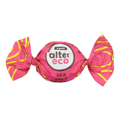 Alter Eco Chocolate Sea Salt Truffles - 60 count