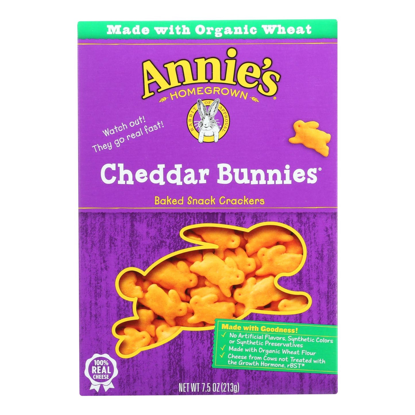 Annie's Homegrown Cheddar Bunnies: 12 boxes