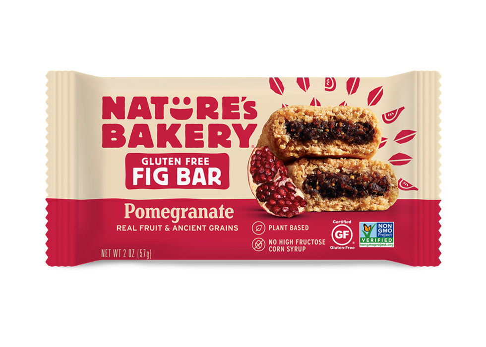 Nature's Bakery Ancient Grains Fig Bar - Pomegranate (Gluten Free): 12 bars