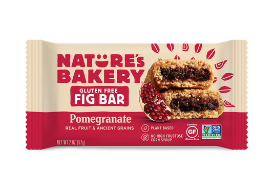 Nature's Bakery Ancient Grains Fig Bar - Pomegranate (Gluten Free): 12 bars