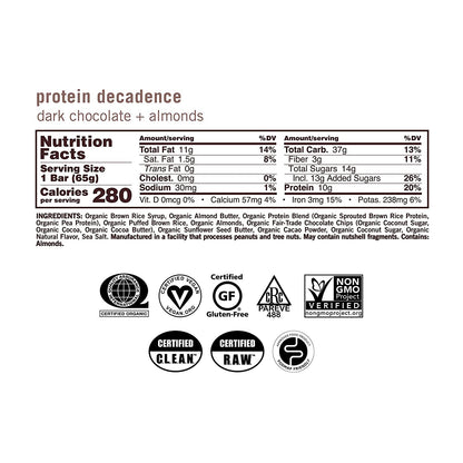 GOMACRO - Protein Decadence (Dark Chocolate Almond)